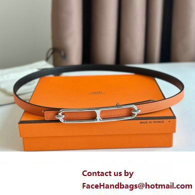 Hermes Roulis belt buckle  &  Reversible leather strap 13 mm 11 2023